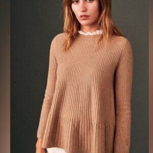 Sezane Apolline Sweater with Removable Collar